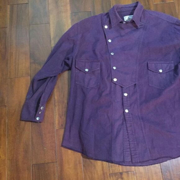 Vintage Frontier Rider Denim Shirt Mens XL USA Costume Cowboy Role Playing West - Picture 3 of 10